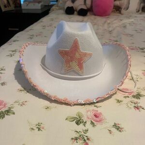 Pink Sparkly Cowgirl Hat